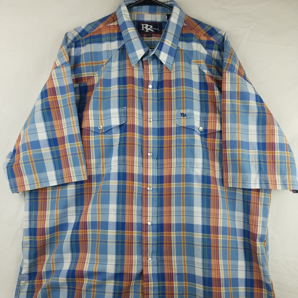 Resistol Mens Pearl Snap Button Up